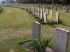 St. Sever Cemetery with grave of Cyril Hulcatt Brew front centre